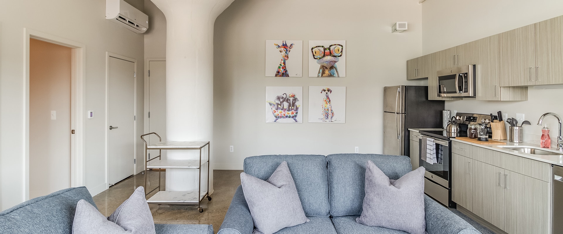 40haguedetroitloftapartmentskitchen Parker Durand