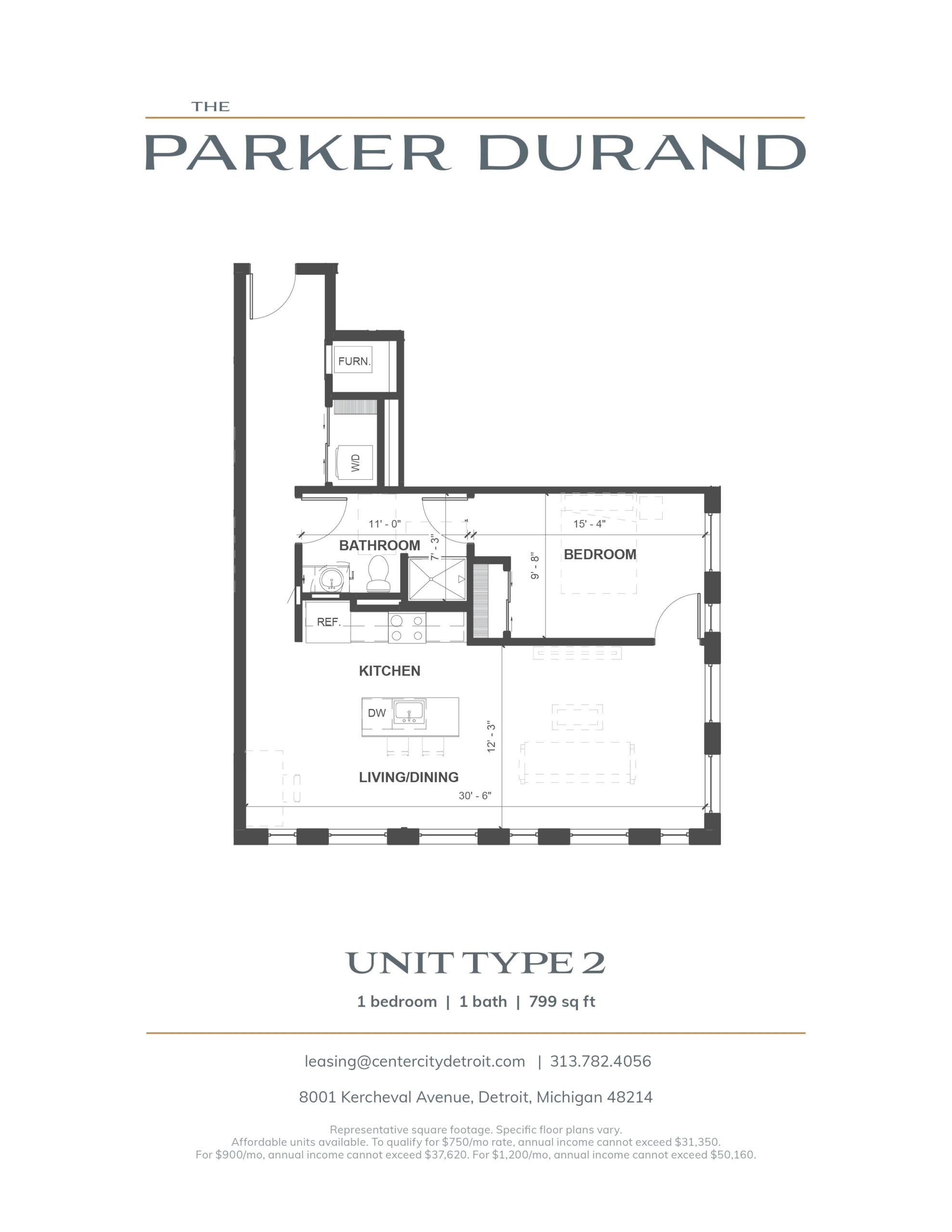 The Parker Durand Unit Type 2 Parker Durand